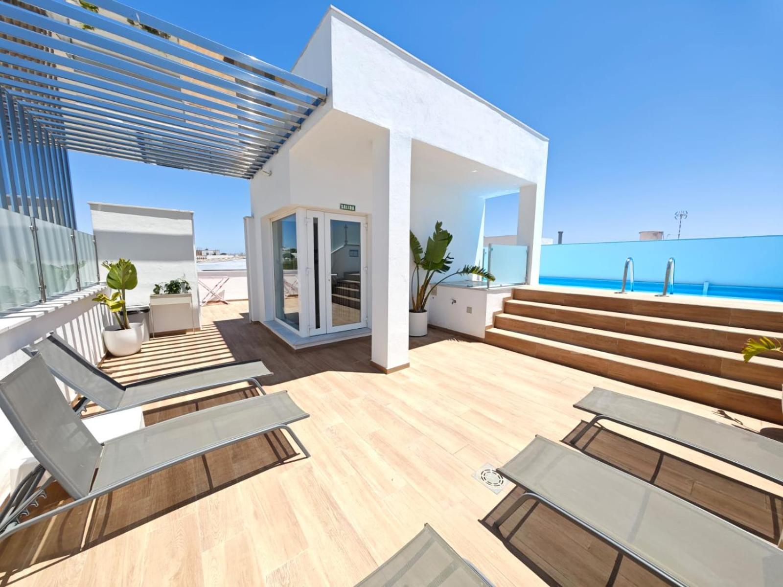 Apartamento A Estrenar En Planta Primera C Con Piscina Barbate Exteriér fotografie